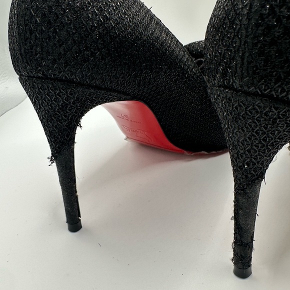 Christian Louboutin Anemosia 85 Glitter Diams - Size 37 (READ) - Picture 6 of 8